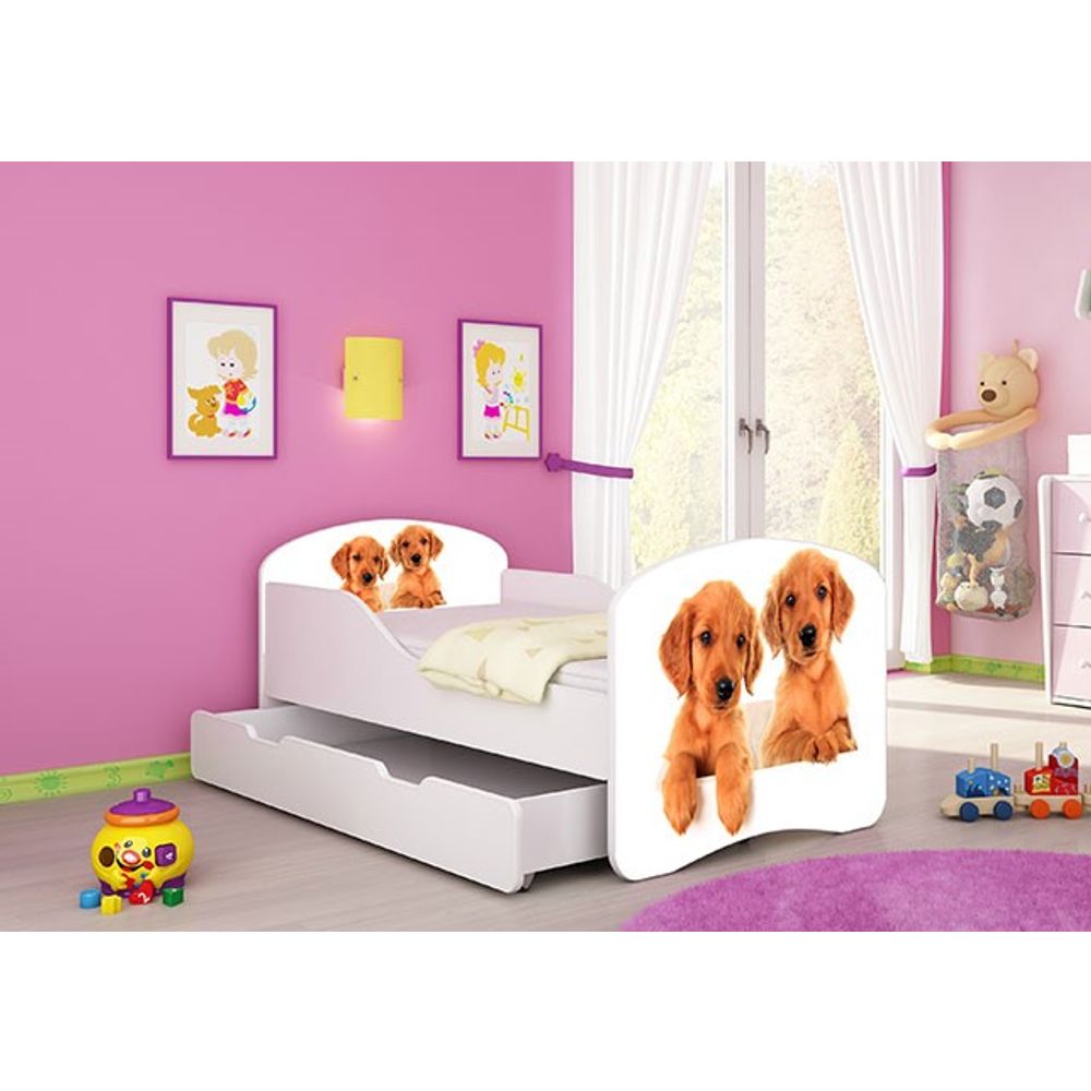 ACMA Dječiji krevet Acma I sa ladicom - 140x70cm - Dezen 39 slika 1