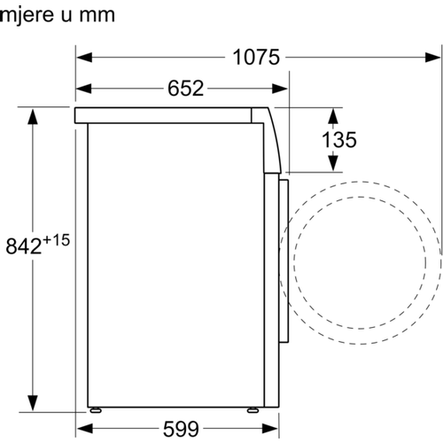 Bosch sušilica rublja WTW876LBY slika 11