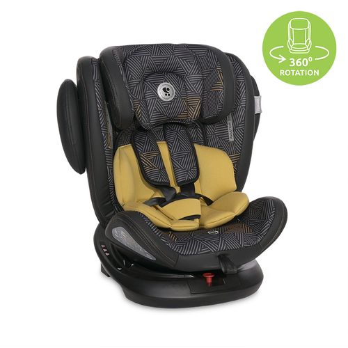 LORELLI AVIATOR Autosjedalica SPS 360° Isofix Black&Yellow 0-12 godina/0-36 kg (0+/1/2/3) slika 1