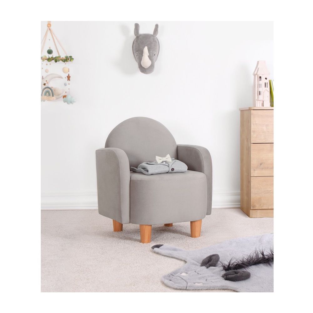 Nock - Sivi Dječiji Wing Chair slika 3
