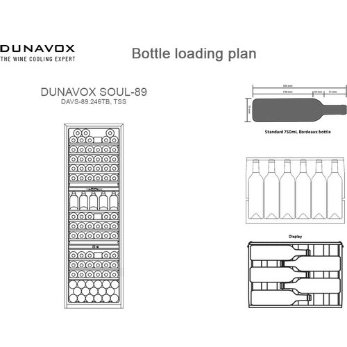 DX-89.246TB DUNAVOX vinska vitrina slika 5