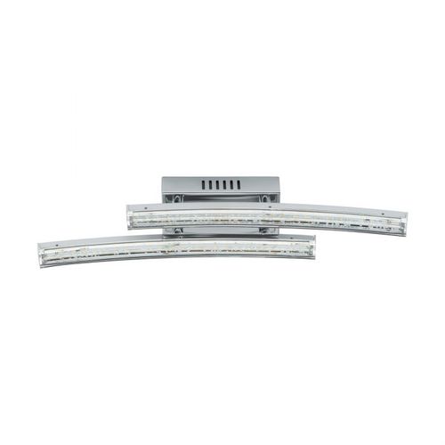 Eglo Pertini zidna/2, led, 2x3w, v330,  alu/hrom prozirna  slika 1