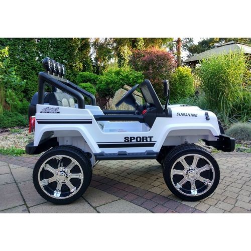 Licencirani S2388 Off Road Jeep bijeli - auto na akumulator slika 4