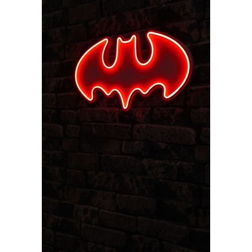 Wallity Ukrasna plastična LED rasvjeta, Batman Bat Light - Red slika 9