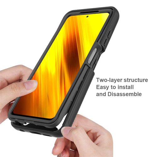 Techsuit - Defense360 Pro + Screen Protector - Xiaomi Poco X3 / Poco X3 NFC / Poco X3 Pro - crna slika 3