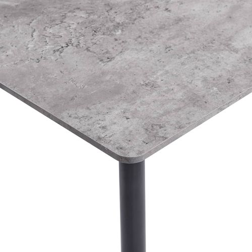 Blagovaonski stol sivi 140 x 70 x 75 cm MDF slika 14