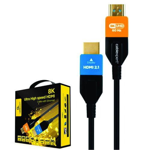 CC-HDMI8K-AOC-30M Gembird Active Optical (AOC) ULTRA High speed HDMI 2.1 8K UHD with Ethernet 30m slika 1