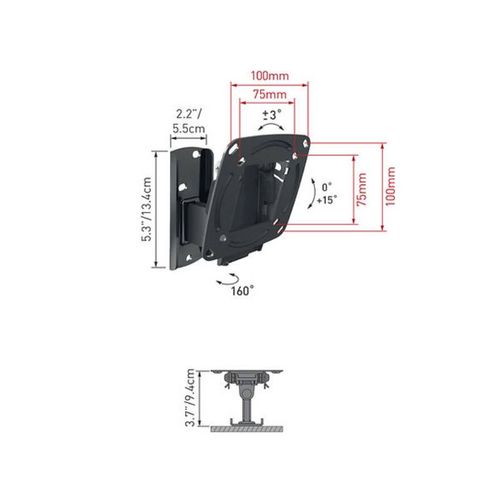 BARKAN E120.B LCD TV zidni nosač 13-29 inča slika 1