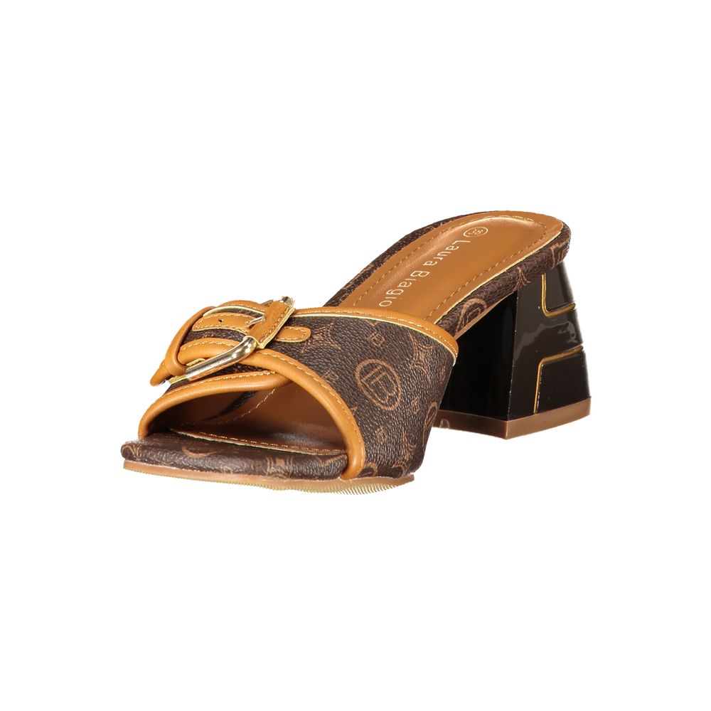 LAURA BIAGIOTTI WOMEN'S BROWN SANDALS slika 3