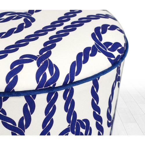 Cunda v2 - Blue, White Blue
White Pouffe slika 3