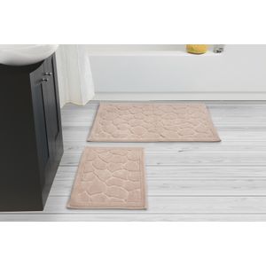 COTTONKT000133 Powder Bathmat Set (2 Pieces)