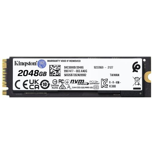 SSD Kingston KC3000 2TB, M.2 PCIe, SKC3000D/2048G slika 3