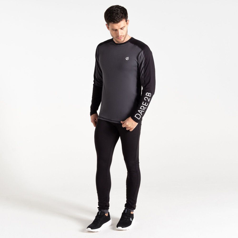 Dare2B Muški termalni veš Exchange III, Top Black/Ebony slika 6