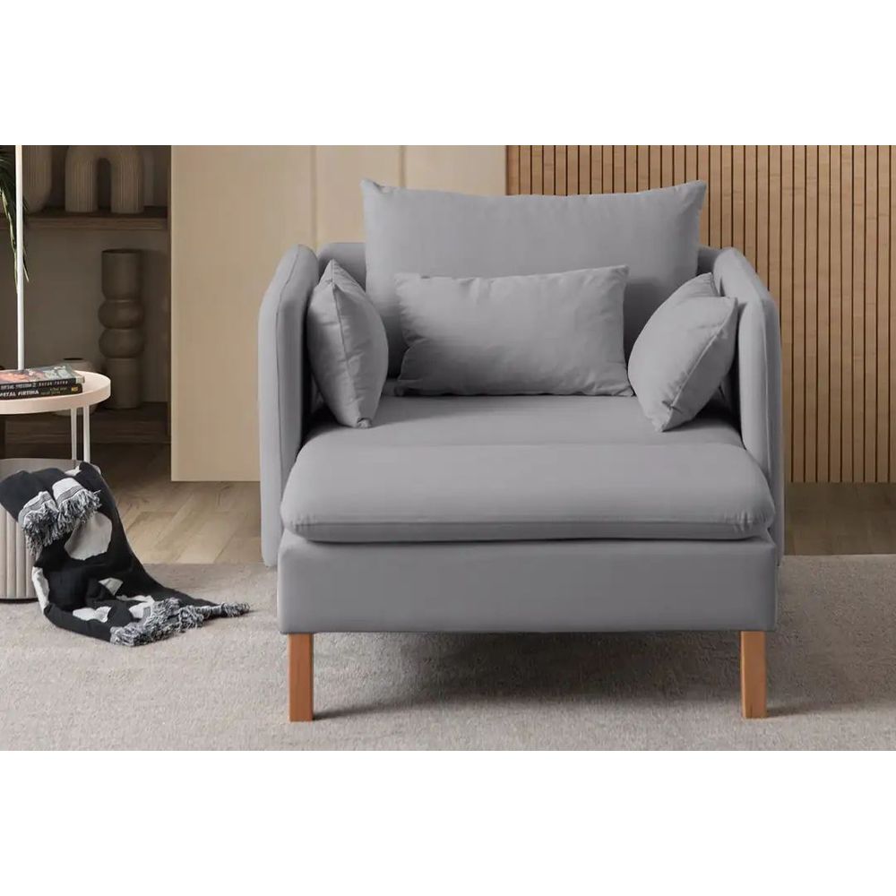 Wing Chair Flexy - Siva slika 4