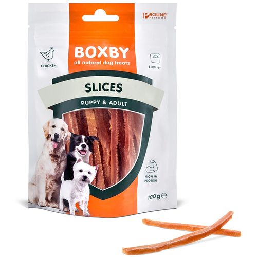 Boxby Poslastica za pse Puppy & Adult File, 100 g slika 1