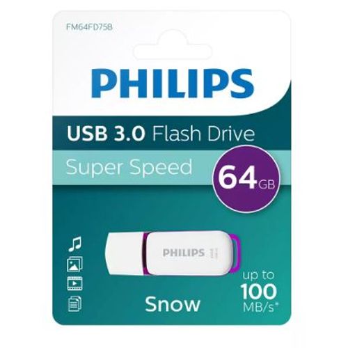 Philips USB  memorija 3.0 64GB Snow Edition Purple slika 5