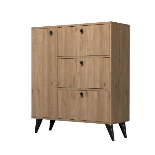 Bella 1802 Oak Shoe Cabinet slika 4