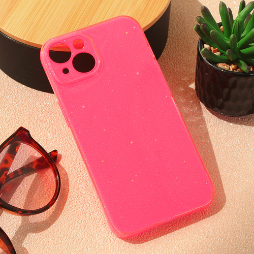 Maska Sparkle Dust za iPhone 14 6.1 pink slika 1