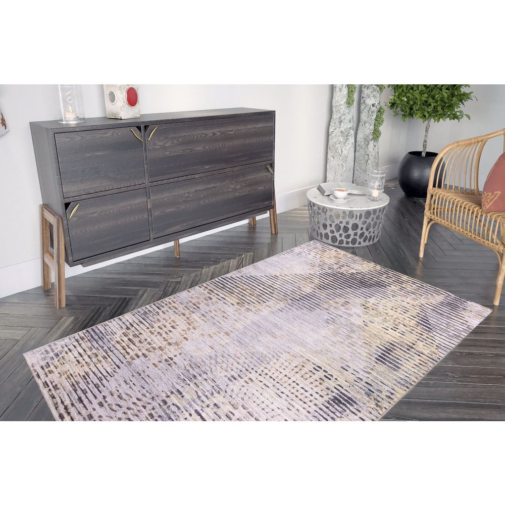 Višebojni Tepih Dorian Chenille - Siva AL 313 (140 x 190 cm) slika 1