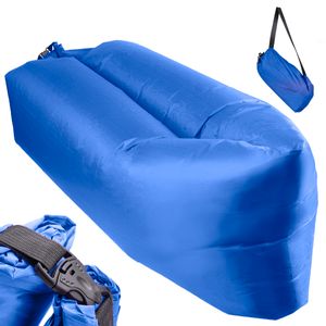 Madrac na napuhavanje Lazy bag 230x70cm plavi