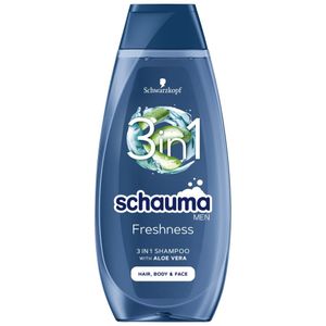 Schauma Men Šampon Za Kosu 3U1 Sea Minerals & Aloe Vera 400ml
