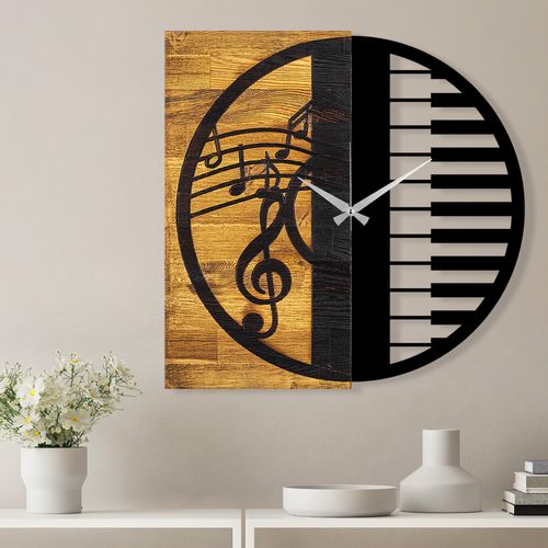 Wallity Ukrasni drveni zidni sat, Wooden Clock 11 slika 1