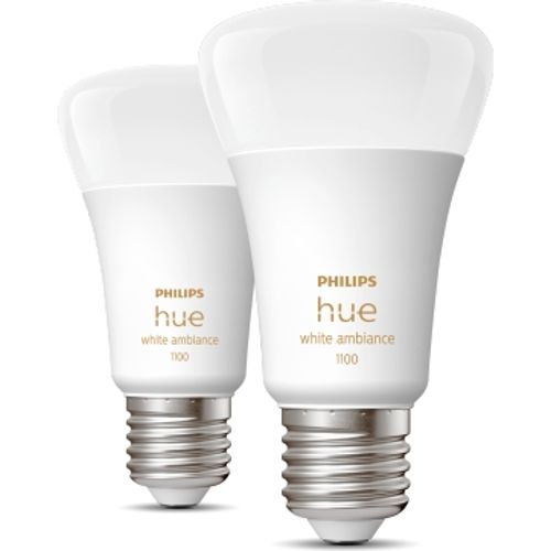 Pametna LED žarulja PHILIPS Hue E27, A60, 8W, 2 kom slika 2