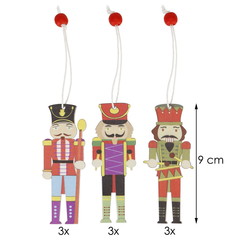 CA1092 UKRASI ZA BOŽIĆNO DRVCE 8,9X3,1X0,2 CM slika 3