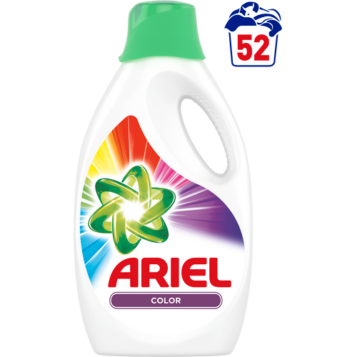Ariel tekući deterdžent color 2,86 l za 52 pranja slika 1