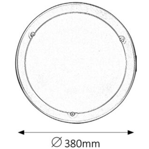 Rabalux Ufo plafonjera D38 E27 2x60W hrom slika 2