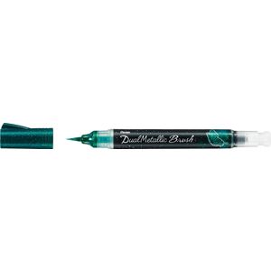 PENTEL kist Dual Metallic zeleno-plavi 5 kom