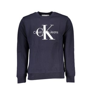 CALVIN KLEIN MEN'S BLUE ZIPLESS SWEATSHIRT