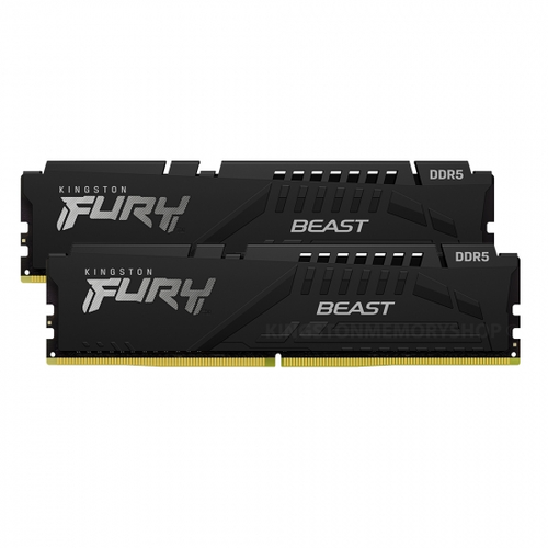 Kingston DDR5 64GB 5600 MHz, (2x16GB) FURY Beast KF556C40BBK2-64 slika 1