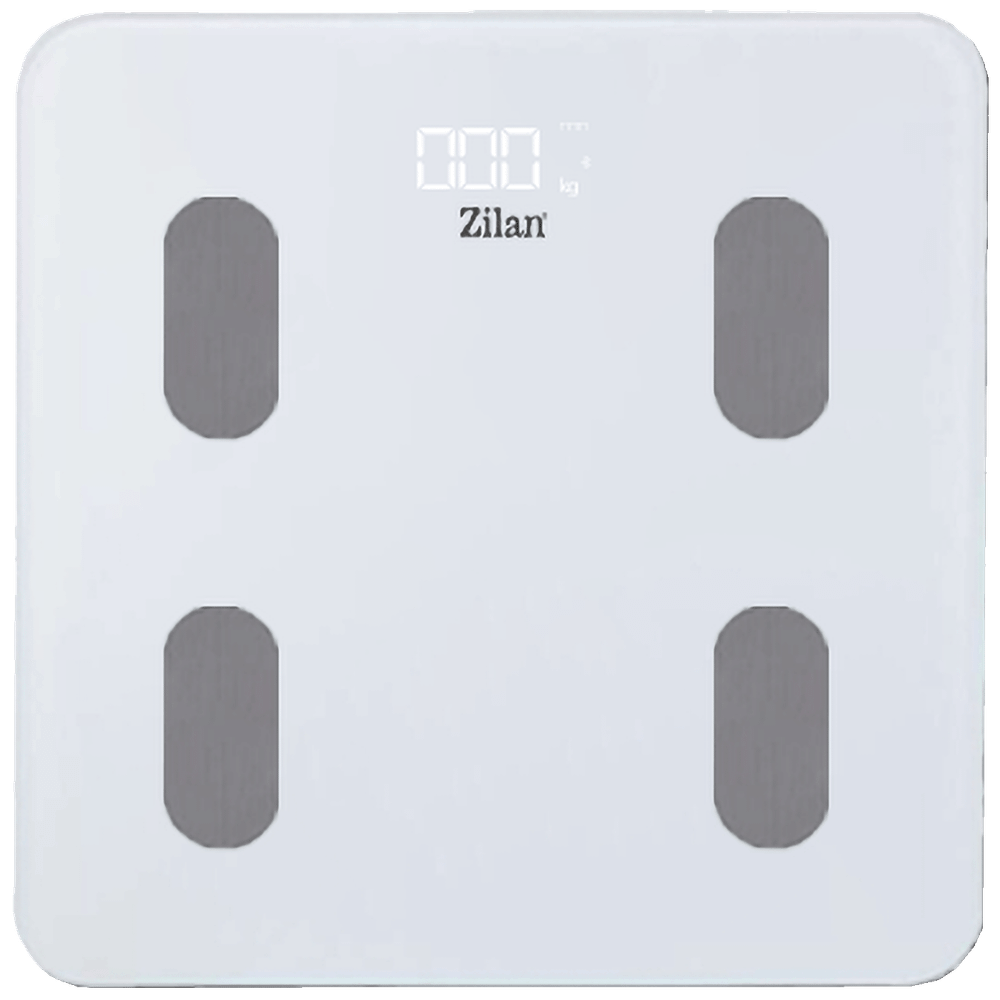 Zilan Pametna vaga, tjelesna, do 180 kg, LED zaslon, Bluetooth - ZLN8979 slika 1