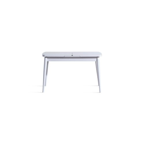 Milla - White White Extendable Dining Table slika 2