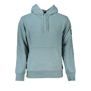 CALVIN KLEIN MEN'S GREEN ZIPLESS SWEATSHIRT