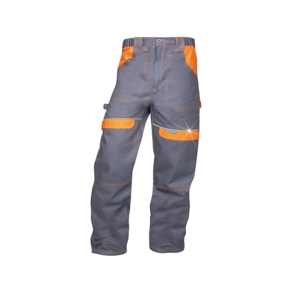 Ardon radne hlače klasične Cool Trend H8308/52 (sivo-narandžaste) slika 1