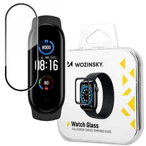 Wozinsky Watch Glass hibridno staklo za Xiaomi Mi Band 5 crno slika 1