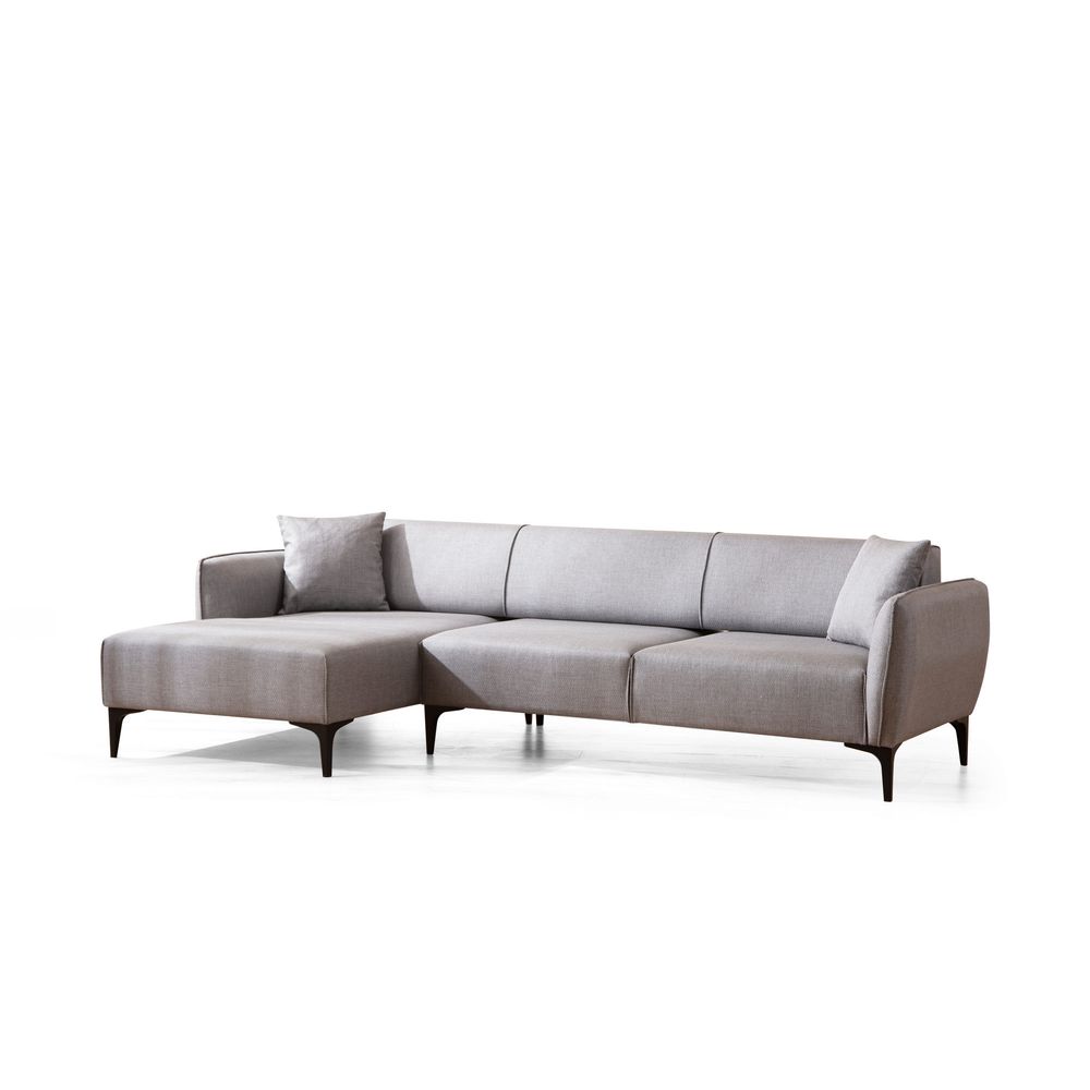 Belissimo Left - Sivi Ugaoni Sofa slika 5