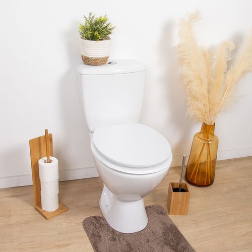 Tendance wc daska mdf sa metalnim okovima soft close 37,5x46 cm bela 4111100 slika 2