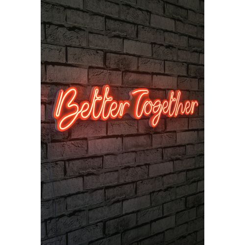 Wallity Ukrasna plastična LED rasvjeta, Better Together - Red slika 1