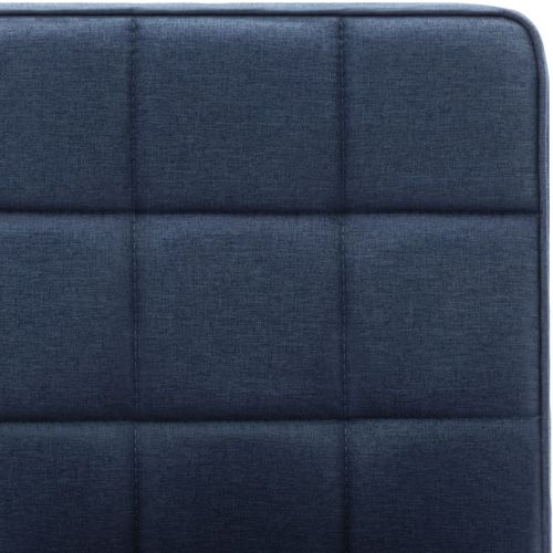 Blagovaonske stolice od tkanine 4 kom plave slika 38