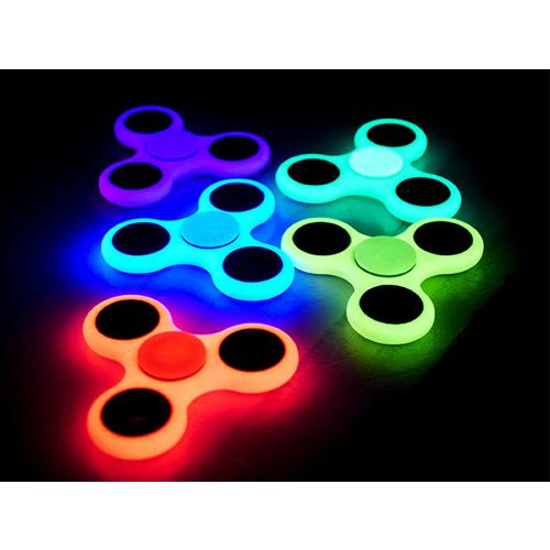 Spinner triangle svetleci u mraku Green slika 5