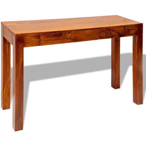 Konzolni stol s 3 ladice 80 cm od masivnog drva šišama slika 49