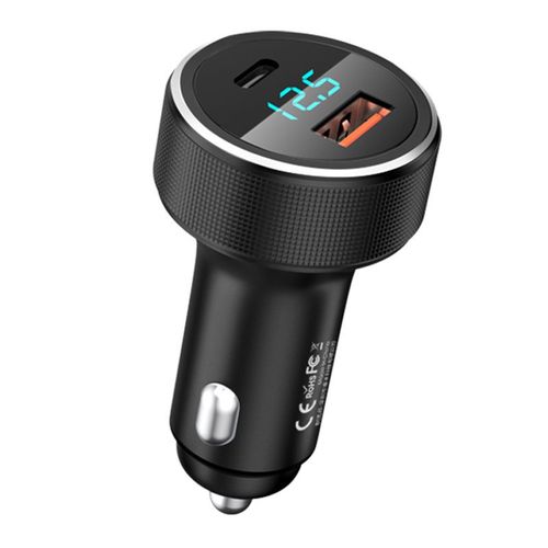 REMAX Salo dual auto punjač USB / USB Type-C 58,5 W 4,5A Power Delivery Quick Charge slika 1