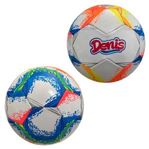Fudbalska lopta vel. 5, narandžasto-plavo-zelena