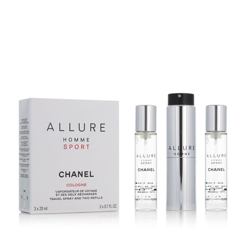 Chanel Allure Homme Sport EDC Refillable 20 ml + EDC Refillable 2 x 20 ml (man) slika 1