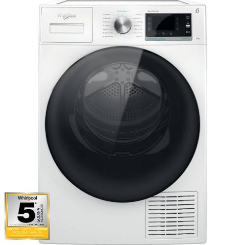 Whirlpool W7 D94WB EE Mašina za sušenje veša sa toplotnom pumpom, 9 kg, Supreme Silence slika 1