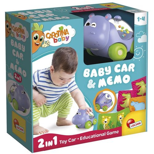 Lisciani Carotina Baby 2u1 Auto Hippo i igra Memo slika 2