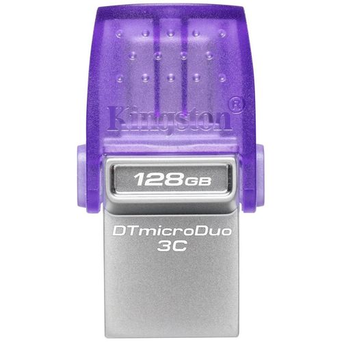 Kingston DTDUO3CG3/128GB 128GB USB Flash Drive, 2-in-1 USB 3.2 Gen.1 Type-C & Type-A, DataTraveler microDuo 3C, Read up to  200MB/s slika 2